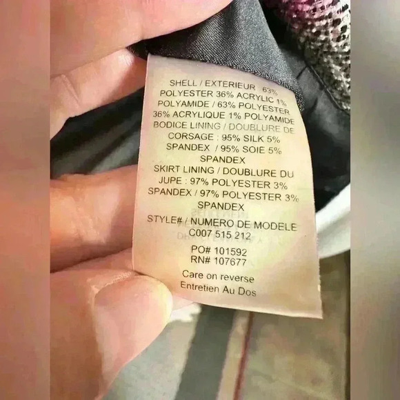 Alice + Olivia Marie Tulip Dress Purple Metallic - Picture 10 of 11